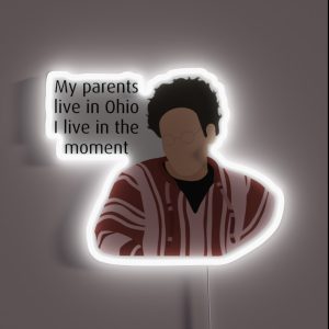 I Live In The Moment RGB Neon Sign I Live In The Moment RGB Neon Sign