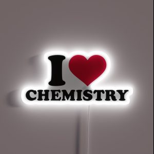 I Love Chemistry RGB Neon Sign
