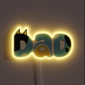 I Love Dad RGB Neon Sign