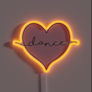 I Love Dance Dancing RGB Neon Sign