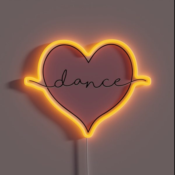 I Love Dance Dancing RGB Neon Sign