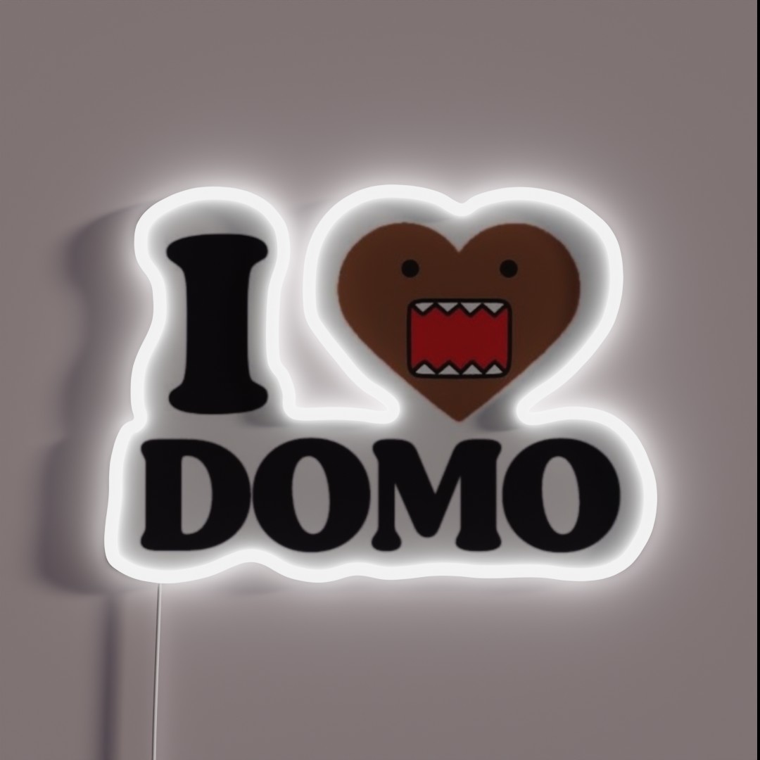 I Love Dome RGB Neon Sign I Love Dome RGB Neon Sign