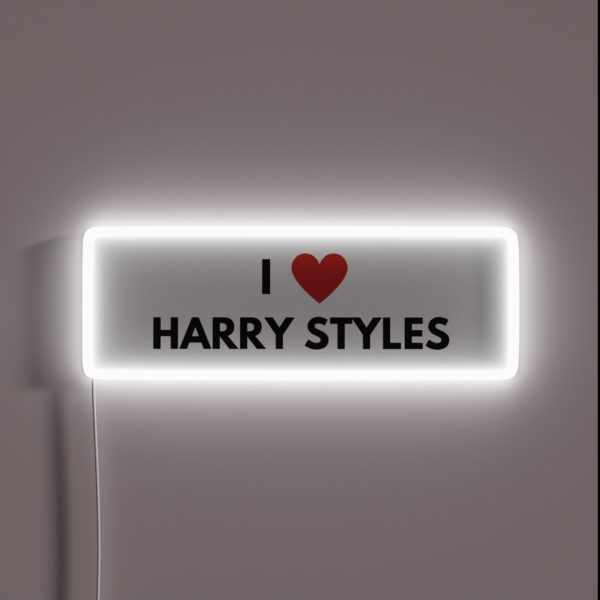 I Love Harry Styles RGB Neon Sign