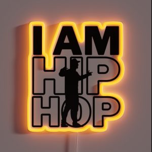 I Love Hip Hop RGB Neon Sign