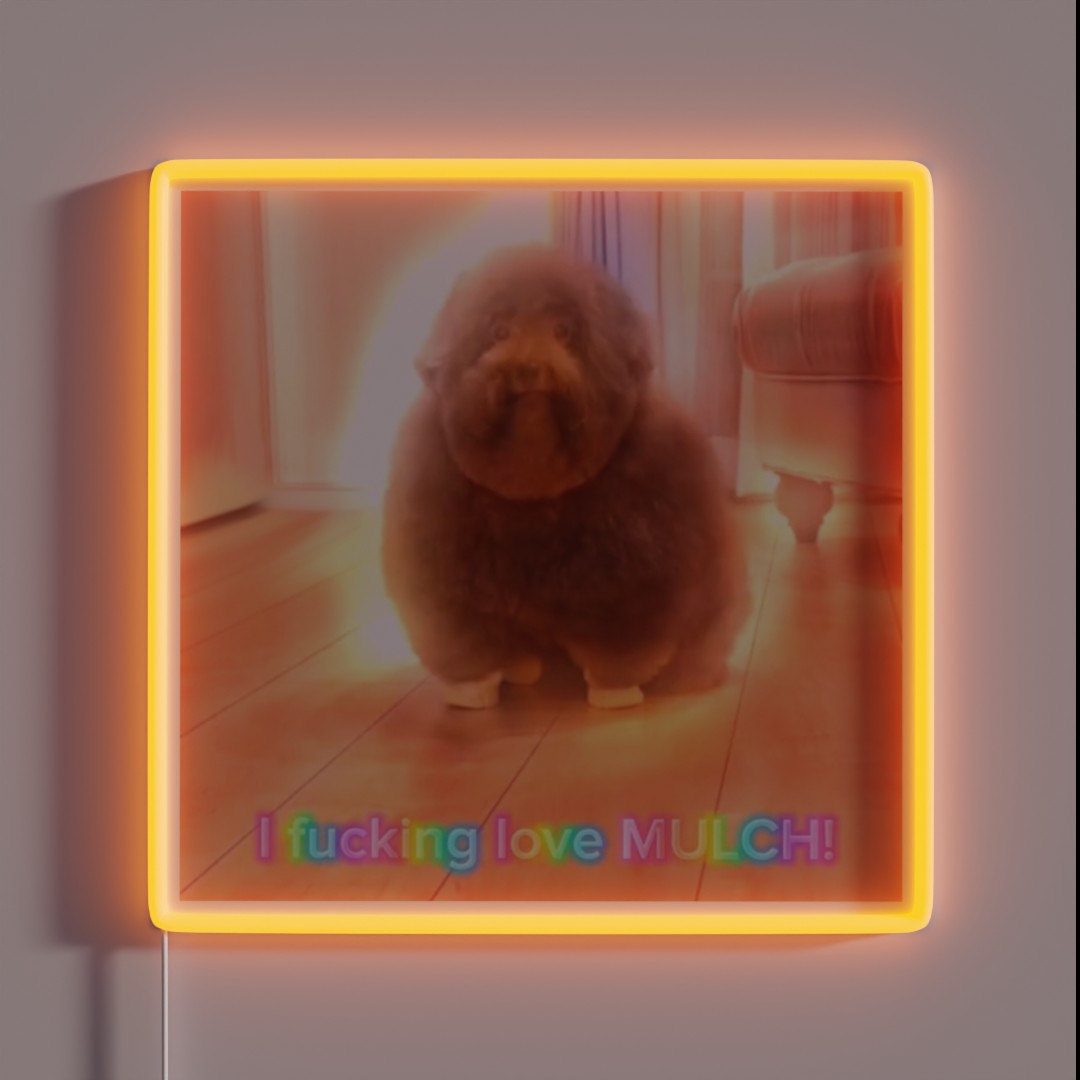 I Love Mulch RGB Neon Sign I Love Mulch RGB Neon Sign