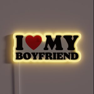 I Love My Boyfriend RGB Neon Sign