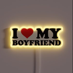 I Love My Boyfriend RGB Neon Sign