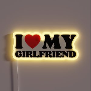 I Love My Girlfriend RGB Neon Sign I Love My Girlfriend RGB Neon Sign