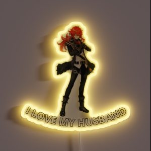 I Love My Husband Diluc RGB Neon Sign