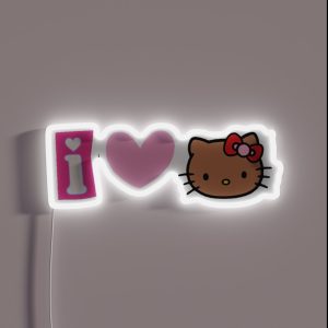 I Love Summer Hello Kitty RGB Neon Sign
