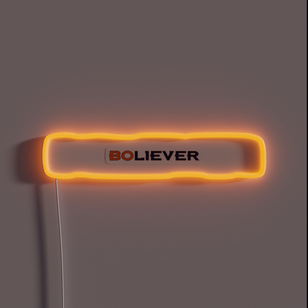 I M A BOLIEVER RGB Neon Sign I M A BOLIEVER RGB Neon Sign