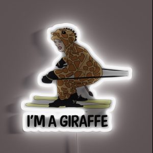 I M A GIRAFFE RGB Neon Sign I M A GIRAFFE RGB Neon Sign
