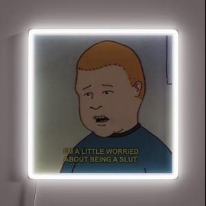 I M A Little Worried About Being A Slut RGB Neon Sign