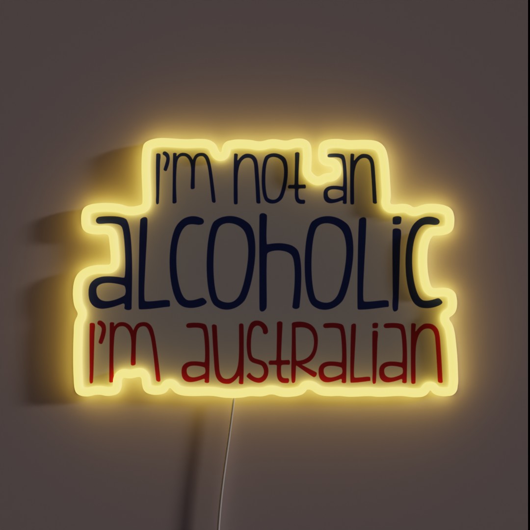 I M Australian RGB Neon Sign I M Australian RGB Neon Sign