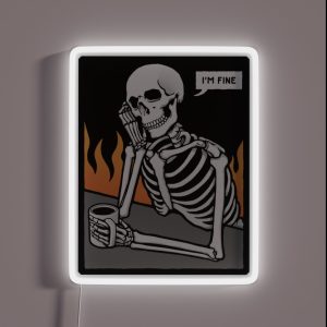 I M Fine RGB Neon Sign
