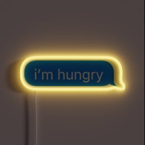 I M Hungry RGB Neon Sign I M Hungry RGB Neon Sign