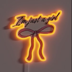 I M Just A Girl RGB Neon Sign