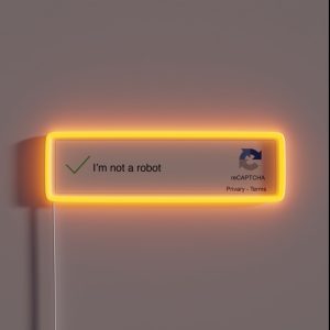I M NOT A ROBOT RGB Neon Sign