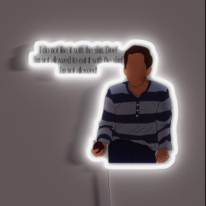 I M Not Allowed To Eat It With The Skin RGB Neon Sign I M Not Allowed To Eat It With The Skin RGB Neon Sign