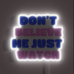 I M Too Hot Up Town Funk Bruno Mars RGB Neon Sign