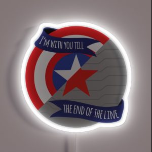 I M With You Till The End Of The Line Stevebucky RGB Neon Sign