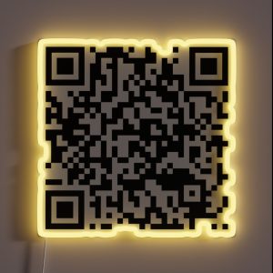 I Need A Hero Shrek 2 Scene QR Code RGB Neon Sign