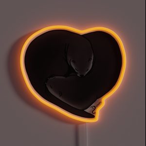 I Otterly Adore You RGB Neon Sign