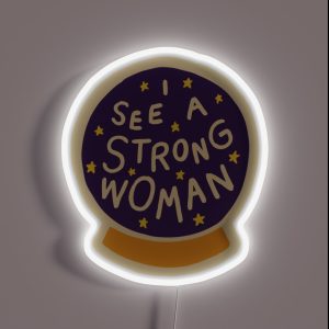 I See A Strong Woman RGB Neon Sign I See A Strong Woman RGB Neon Sign