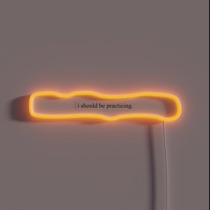 I Should Be Practicing RGB Neon Sign I Should Be Practicing RGB Neon Sign