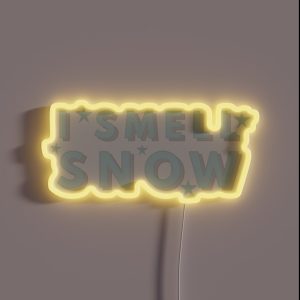 I Smell Snow Quote RGB Neon Sign