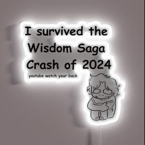 I Survived The Wisdom Saga Crash Epic The Musical RGB Neon Sign