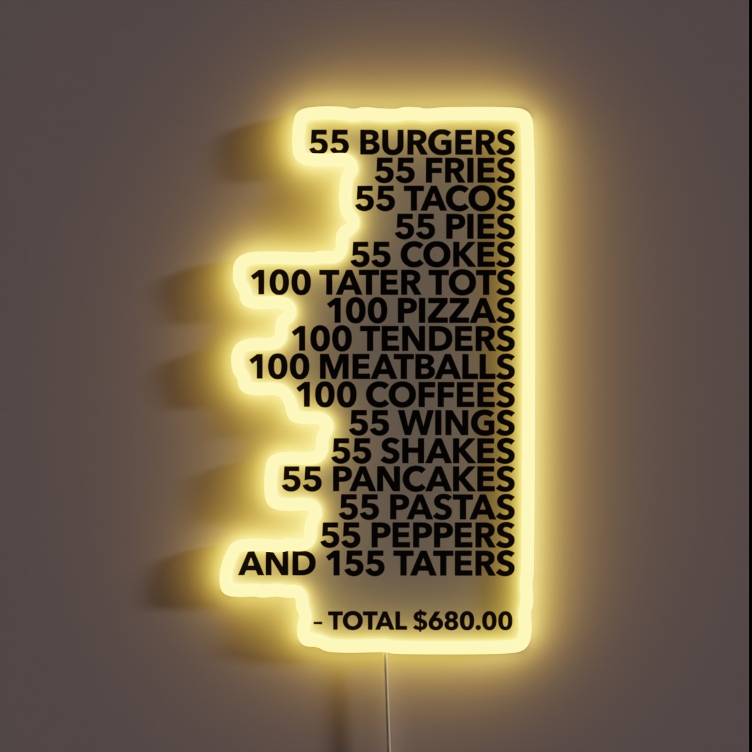 I THINK YOU SHOULD LEAVE PAY IT FORWARD ORDER RGB Neon Sign I THINK YOU SHOULD LEAVE PAY IT FORWARD ORDER RGB Neon Sign