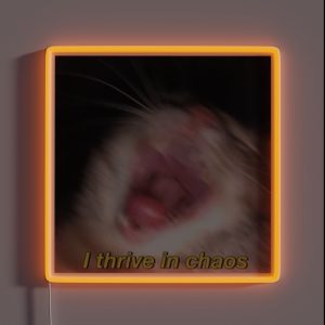 I Thrive In Chaos RGB Neon Sign