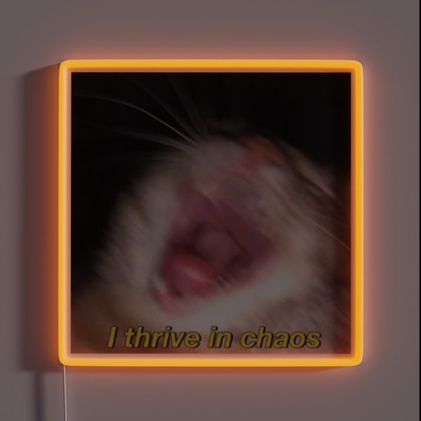 I Thrive In Chaos RGB Neon Sign