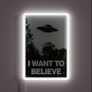I Want To Believe RGB Neon Sign I Want To Believe RGB Neon Sign