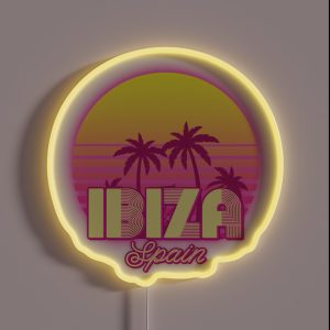 Ibiza Retro Wave RGB Neon Sign Ibiza Retro Wave RGB Neon Sign