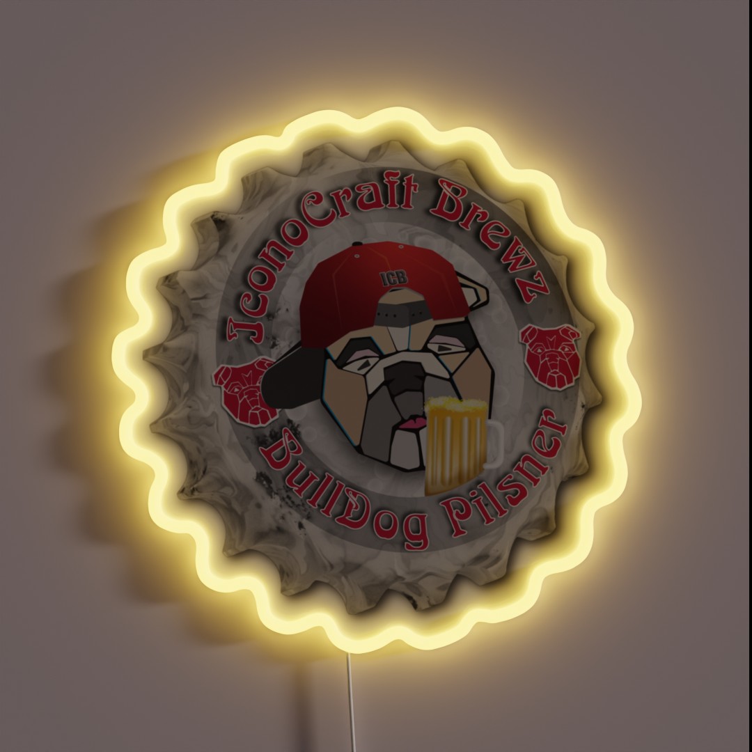 ICB Pilsner Bottlecap1 RGB Neon Sign ICB Pilsner Bottlecap1 RGB Neon Sign