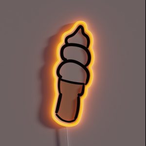 Ice Cream Cone RGB Neon Sign Ice Cream Cone RGB Neon Sign