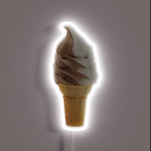 Ice Cream Cone RGB Neon Sign