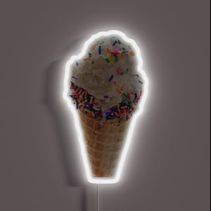 Ice Cream Cone RGB Neon Sign Ice Cream Cone RGB Neon Sign