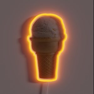 Ice Cream Cone RGB Neon Sign