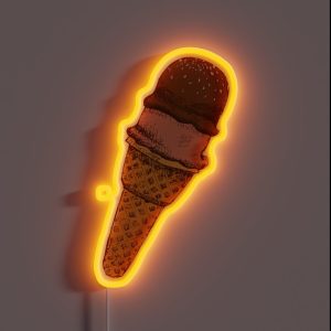 Ice Cream Cone RGB Neon Sign Ice Cream Cone RGB Neon Sign