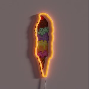 Ice Cream RGB Neon Sign Ice Cream RGB Neon Sign