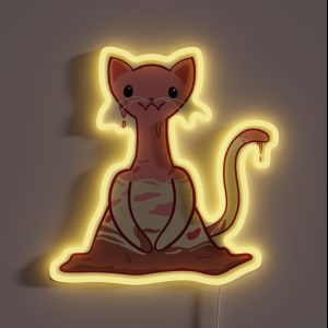 Icecream Kitty RGB Neon Sign