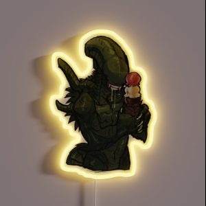 Icecream Xenomorph RGB Neon Sign Icecream Xenomorph RGB Neon Sign