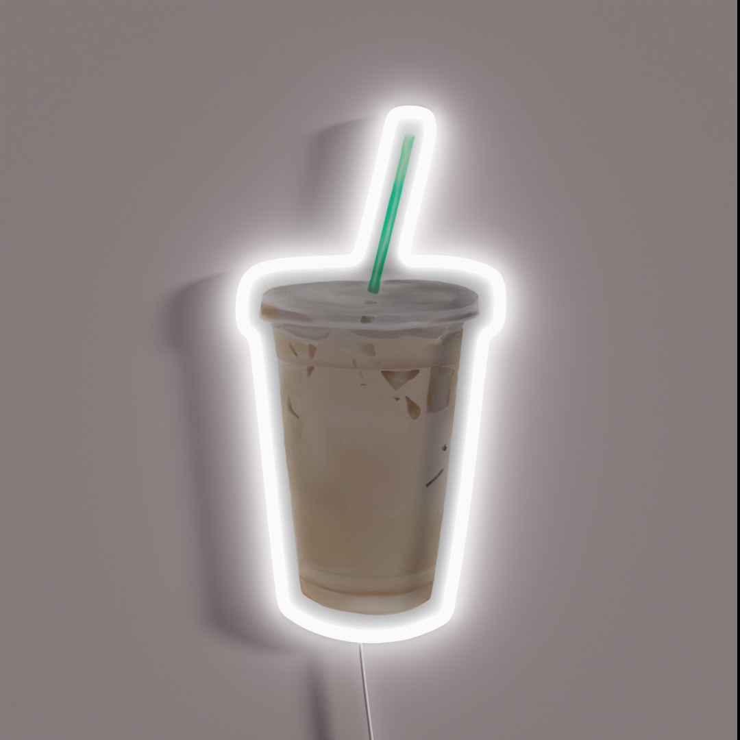 Iced Chai Tea Latte RGB Neon Sign Iced Chai Tea Latte RGB Neon Sign