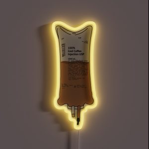 Iced Coffee IV Infusion RGB Neon Sign