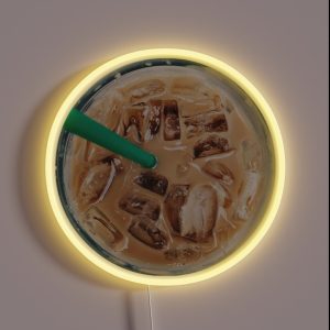 Iced Coffee RGB Neon Sign Iced Coffee RGB Neon Sign