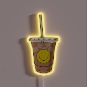 Iced Coffee RGB Neon Sign