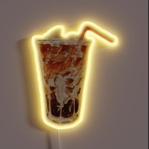 Iced Coffee RGB Neon Sign